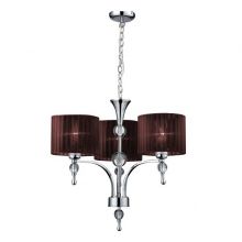 Impress lampa wisząca 3x60W E27 230V brązowa